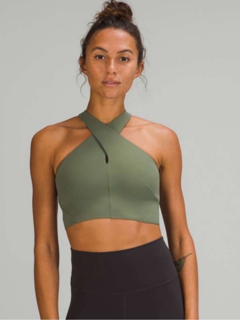 Lululemon Nulu Wrap Front Longline Sports Bra